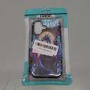 Compatible with iPhone 17 Matte Case for Girl Boy Full Body Design Soft Silicone Drop Shock Scratch Protection Crazy Pattern Blue Purple Diamond Dragon Stained Glass