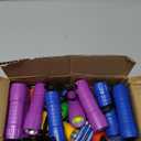 Small Mini Flashlights Pack of 30,Assorted Colors,New Type Cob Light,With Battery