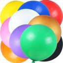 QRabbit 30 Pack 36 Inch Giant Latex Balloons - Extra Thick & Durable Party Balloons - 10 Assorted Matte & Pearl Colors Large Balloon for Wedding, Birthday, Baby Shower, Christmas Party Decorations