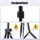 Wig Stand Tripod with Non-Slip Base Adjustable Mannequin Head Stand with Hook Heavy Duty Manikin Head Tripod (55 Inch (Pack of 1), BLACK)