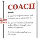 5 x Thank You Coach Card for Men Women, Best Coaches Appreciation Cards Gifts for Football, Basketball, Volleyball, Baseball, Softball, Swim Team, Hockey, Golf...