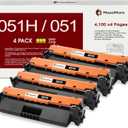 MasaiMara 051H 051 H CRG051H CRG-051H CRG-051 CRG51 High Capacity Black Toner Cartridge Compatible for Canon imageCLASS LBP160 LBP161dn LBP162dw MF260 MF263dn MF264dw MF267dw MF269 MF269dw Printer