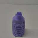 MAKERSLAND Collapsible Water Bottle for Adults, Boys, Students, Kids, Reusable Silicone Foldable Water Bottles for Travel Camping Hiking, Portable Sports Water Bottle, Purple