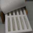 10 Pack Small Clear Glass Plates, 4.5 Inch Vintage Dessert Plates Bulk, Mini Glass Appetizer Dishes Tea Saucer, Tabletop Coasters Set for Teacup Salad Fruit Cake Snack