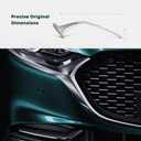 YHTAUTO Front Left Driver Side Bumper Grille Trim Strip Compatible with Mazda CX-3 2016-2022, Chrome Molding Grill Molding Panel, Stylish Radiator Grille Guard Cover