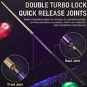 Kmise Break Jump Pool Cue 2-in-1, 23/25/28oz, 14mm Pro Tip, Powerful Breaks, 25oz