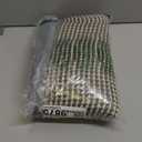 AMOAMI Upgraded Waffle Runner Rug Super Absorbent Non Slip Bath Mats for Bathroom Washable Bathroom Runner Rug with Tassels, Ideal for Hallway Bedroom Laundry Room, Dark Grey & Yellow, 17" x 60"