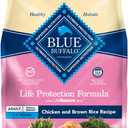Blue Buffalo Life Protection Formula Adult Small Breed Dry Dog Food, Supports High Energy Needs, Made with Natural Ingredients, Chicken & Brown Rice Recipe, 5-lb. Bag (EXP 10/11/26)