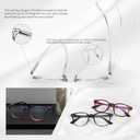 BLS BLUES Reading Glasses for Women for Home, Office & Driving - HD Clear Readers with Blue Light Blocking Protection +0.5