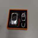 for Honda Key Fob Cover with Keychain - 2025 2024 2023 2022 2021 2016-2020 Civic Accord CR-V Pilot HR-V Ridgeline Odyssey Passport Key Fob Case Protector (Classic BlackFor Honda-B)