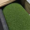 Golf Hitting Mat with Ball Tray, 5x4 / 6x4 ft, 26mm / 31mm Thick, Pro & Elite Turf with Swing Path Line, Premium Golf Practice Mat for Indoor & Outdoor Swing, Chipping, Training