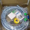 Adjustable Long Range Downstream Injection Nozzle Kit 4-4.5 GPM, Pressure Washer Spray Nozzle, Spray Nozzle Pressure Washer with 1/4" Quick Connect/15FT Hose/Shut-off Valve/Filter.2500 to 4000 PSI.