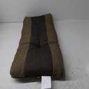 SUNROX LokGrip Non Slip Tufted Memory Foam Bench Cushion, FadeShield Water Resistant Durable Thicken Outdoor/Indoor Bench Seat Pads 36x14x4 inch, Heather Chestnut