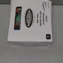 Novelty Lights Multi Hanging Ceramic Christmas String Lights - Retro Fit Traditional C9 Indoor/Outdoor Light Set w/ 25 Mini Bulbs for Roof Lines, Patios & More (Black Wire, 25' Long)