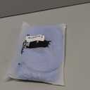 SUKRI Light Blue Wigs with Bangs Long Straight Blue Wigs for Women Heat Resistant Synthetic Wigs for Girls Cosplay Party Halloween Daily Use 22 Inch