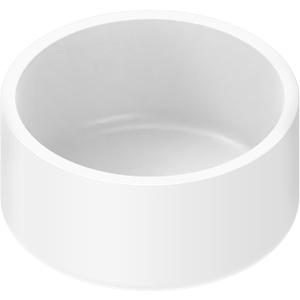 4 Inch PVC Cap (Compatible with 4.50" OD), Fits Standard SCH40 4" PVC Pipe Fittings, White Pipe Cap for Irrigation Systems, Plumbing, Diy, Garden & Furniture, 1 PCS