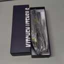 Runfly Vintage Carved Stainless Steel 20 Pieces Flatware Set, Silverware Set, Modern Embossed Cutlery Set Utensils Including Fork Spoon and Knife