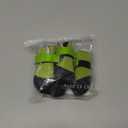 Dog Shoes, Outdoor Dog Boots Non-Slip Waterproof Dog Booties for Medium to Large Dogs 4Pcs for Winter Snowy Day, Summer Hot Pavement with Rugged Sole Green (Size 2: 2.4''x1.7'')(L*W) for 14-27 lbs)