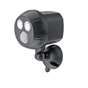 Beams MB390 400 Lumen Wireless Battery Powered Motion Sensing Ultra Bright LED Spotlight, 1-Pack, Brown