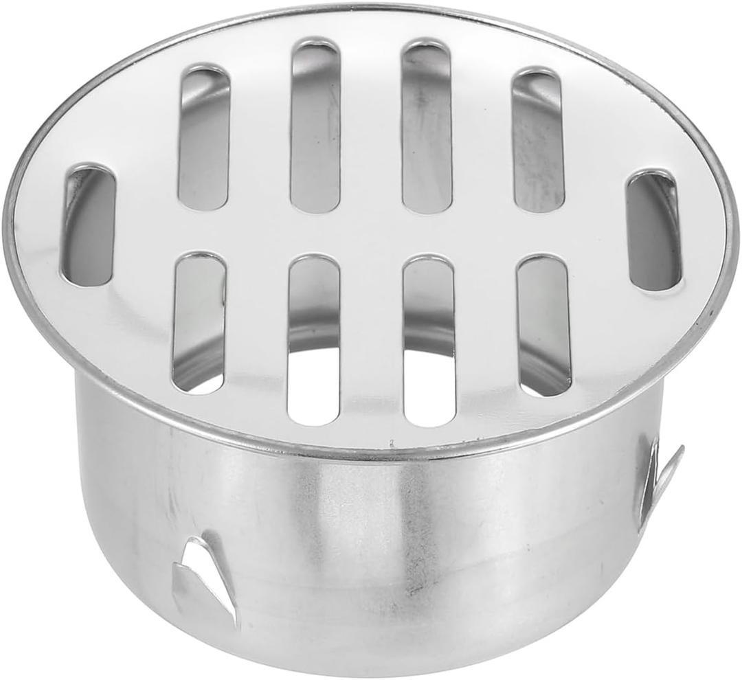 uxcell Floor Drain Cover, Stainless Steel Anti Blocking Drain Cover for Outdoor Bathroom Kitchen, Fit for 75mm/2.95" Aperture