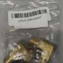 2pcs 90 Degree Brass Barstock Street Elbow 3/8" NPT Male to 3/8" NPT Female Forged Fitting by CX WONDERLAND