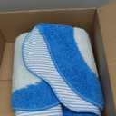 Bathroom Rugs Water Absorbent Non-Slip Mat Used in Bathroom, Shower, Room, Etc.Soft Microfiber Machine Washable Bath Mat (Blue, 23x35'')