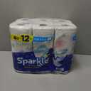 Sparkle Pick-A-Size Paper Towels, Spirited Prints, 6 Double Rolls = 12 Regular Rolls, Everyday Value Paper Towel With Full And Half Sheets