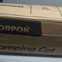 ATORPOK Camping Cot for Adults Comfortable, Tent Folding Cot for Sleeping, Lightweight Folding Bed with Carry Bag for Kids Supports 450 lbs, Office Na, Large Size
