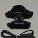 rabbitgoo Cat Harness and Leash for Walking, Escape Proof Soft Adjustable Vest Harnesses for Cats, Easy Control Breathable Reflective Strips Jacket, Black, XS