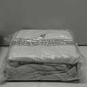 Amazon Basics Breathable, Stretchy 100% Cotton Jersey Knit 3 Piece Bed Sheet Set with Deep Pockets, Flat and Fitted Sheets, Pillowcase, Machine Washable, Twin, Light Gray, Solid