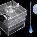 Magnetic Fish Breeder Box for Isolation Boxes (4.71 Inch with 2 DividerSealed Bottom Version)