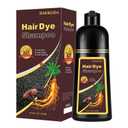 Chestnut Brown Hair Dye Shampoo 3 in 1, Long-lasting & Natural Hair Color Shampoo, Herbal Ingredients Natural Shampoo Hair Dye Effect in Minutes, Gifts for Men Women 500ml