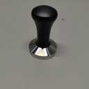 58mm Black Coffee Hand Tamper 304 Stainless Steel Base Professional Espresso Press for Portafilter Coffee Machine Barista Tool (58mm)