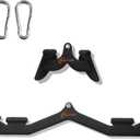 LAT Pulldown Attachments for Cable Machines, Cable Machine Attachments for Home Gym T Bar V Bar LAT Pulldown Machines Attachments, Back Tricep Bar Strength Training Handle Grip