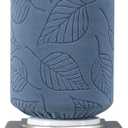 5 Gallon Water Bottle Cover, Water Dispenser Barrel Dust Cover, High Stretchy 3D Leaf Water Bucket Protector Covers, Reusable Elastic Water Jug Sleeve for Home, Hotel, Restrant (Blue)