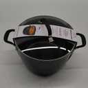 KitchenAid Hard Anodized Nonstick Stockpot with Lid, 8 Quart, Onyx Black
