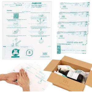 WOWOSS 4 Pack 16" x 14" Expanding Packing Foam, Expanding Foam for PC/Electronic Components/Equipment/Fragile Items, Rapid Expansion, Stable & Secure, Easy to Use - Essential for Moving