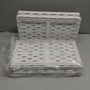 VERIFOST 2 Pack Under Sink Organizers and Storage, Double Sliding Kitchen Cabinet Organizer, 2 Tier Height Adjustable Countertop Organizer for Kitchen Bathroom Laundry, White