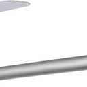 Paper Towel Holder, Upgrade SUS304 Stainless Steel Paper Towel Holder Under Cabinet, Bend-Resistant, Self-Adhesive or Drill Mounting (Silver)