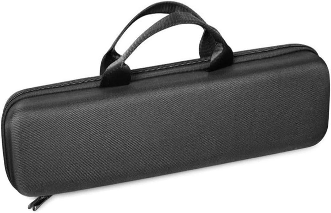 Hard Travel Case Storage Bag for Hair Straightener Hairdryer Portable Protective Case (Black, Small)
