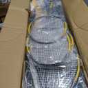 Haokelball Badminton Volleyball Pickleball Net Set, 22FT Portable All-in-One Nets System for Outdoor Beach Indoor with Adjustable Height, Includes Balls Rackets Pump Carry Bag