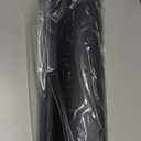 ForPro Full Round Bolster Pillow, Black, Oil and Stain-Resistant, for Massage and Yoga, 6 R x 26 L