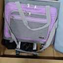 FINESUN Sewing Machine Case with Wheels, 17 x 9.5 x 12 inches, Purple