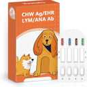4-in-1 Dog Health Management Card 4-in-1 Canine Health Signal Analyze Common Canine Illnesses Quick and Easy at-Home Testing