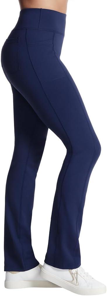 Skechers Women's Go Walk High Waisted Pant Joy 4-Way Stretch, Moisture-Wicking, Layered Waistband, XS