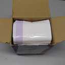 Elzrghs Commode Liners for Bedside Commode, Commode Toilet,Portable Toilet,150 Count Lavender Scented Bedside Commode Liners,Disposable Potty Liners for Bed Pan