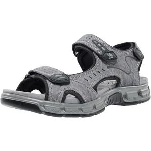 CAMEL CROWN Men's Leather Sandals Hiking Outdoor Water Beach Sports Mens Sandals for Summer with Open Toe Adjustable Straps (11, Gray-7837)