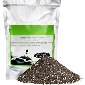 Succulent Cactus Potting Soil Mix (4 qt), All-Purpose Garden Potting Mix for Indoor Outdoor Plants, Quick Drain Houseplant Orchid Bonsai Perlite Soil, Ready-to-Use, Resealable Bag Design