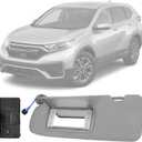 Driver Side Sun Visor Compatible with Honda CRV 2017 2018 2019 2020 2021 2022 Replace 83280TLAA12ZB Gray