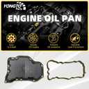 Upgraded Engine Oil Pan 111106RC1B Compatible with Nissan Rogue 1.5L 2021 2022 2023 2024 2025 Replaces 11110-6RC1B